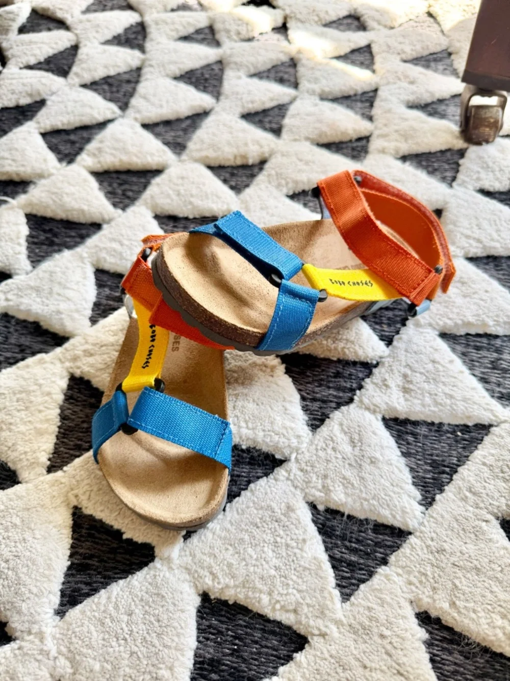 NIB Bobo Choses Color Block Strap Sandals J12